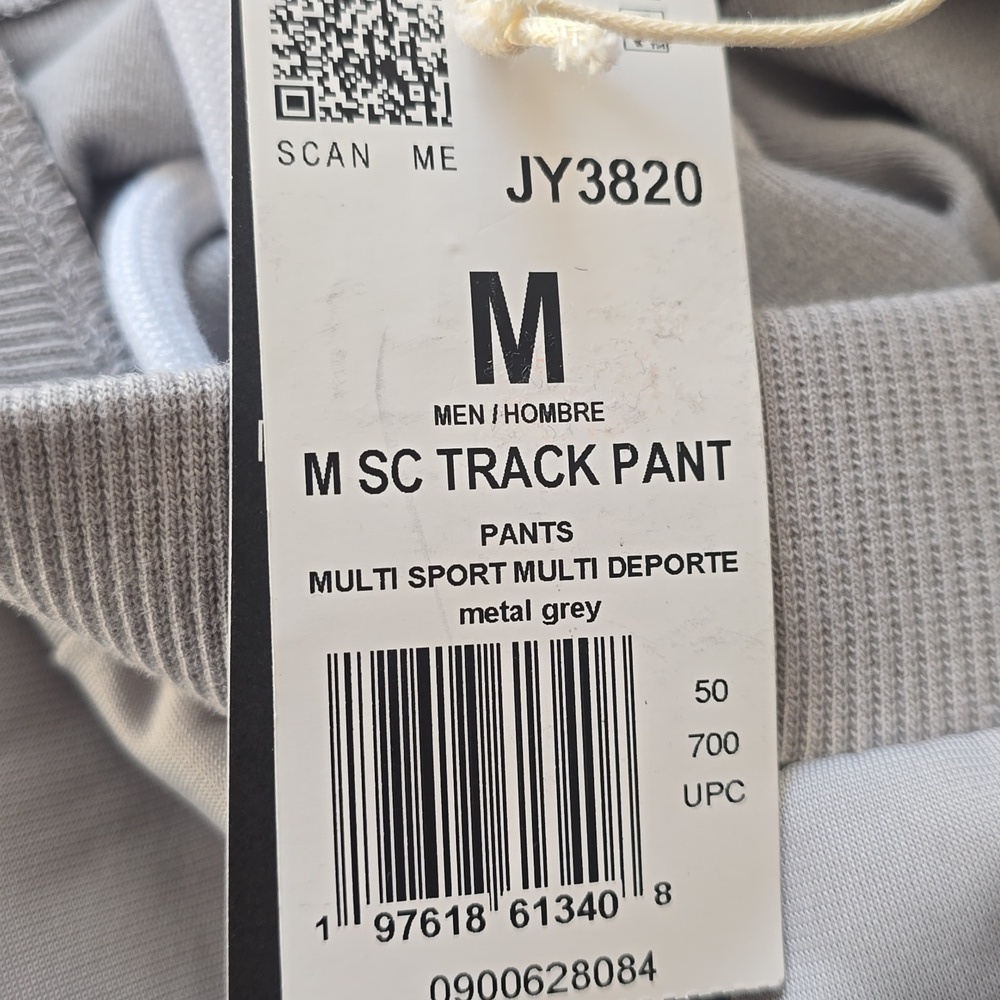 adidas Sport Craft Track Pant, Size Medium, Color Grey, Retail Price $50.00 USD - Picture 5 of 13